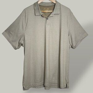 Tasso Elba Supima Cotton Men's Polo Shirt Golf‎ Tennis Pickleball Tan Size XXL